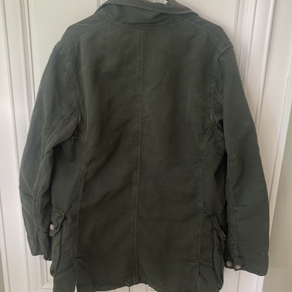 Vintage VOYAGE invest in the original Olive green field cargo jacket coat xl - Picture 16 of 17
